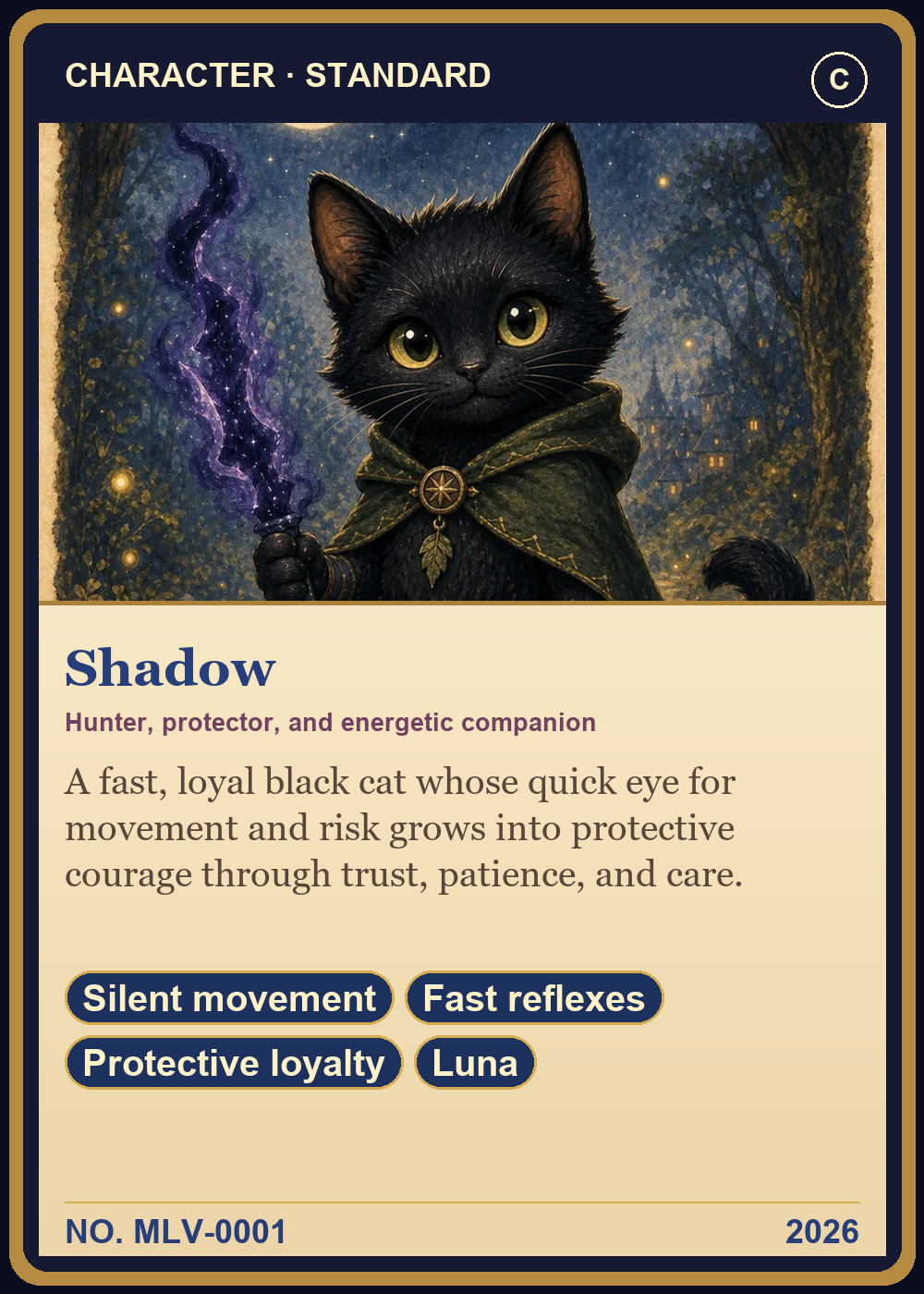 Shadow Collector Card front
