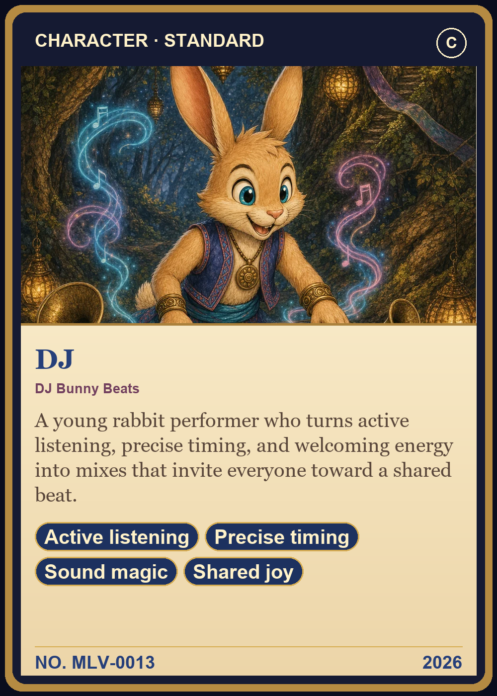 DJ Collector Card front