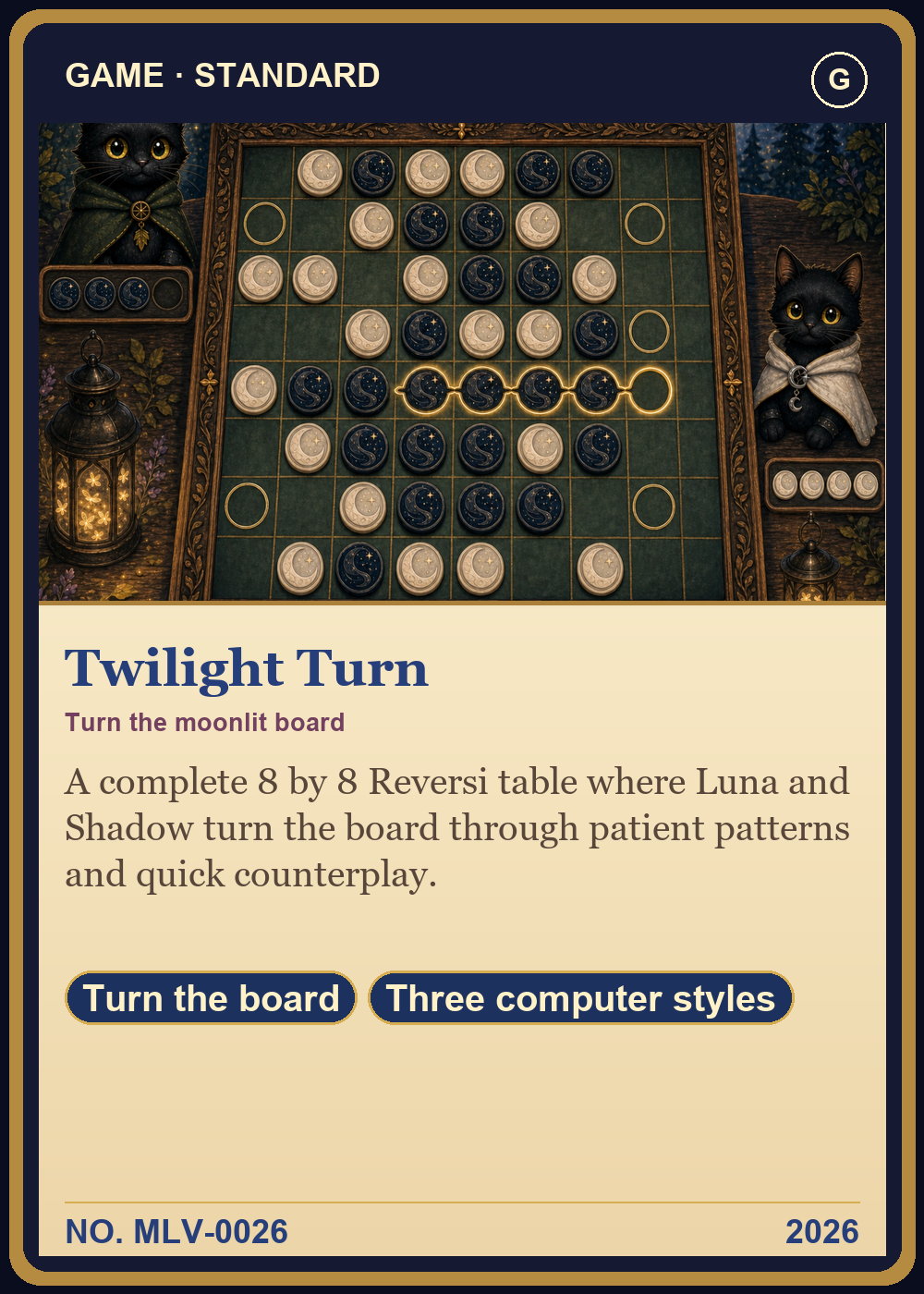 Twilight Turn Collector Card front