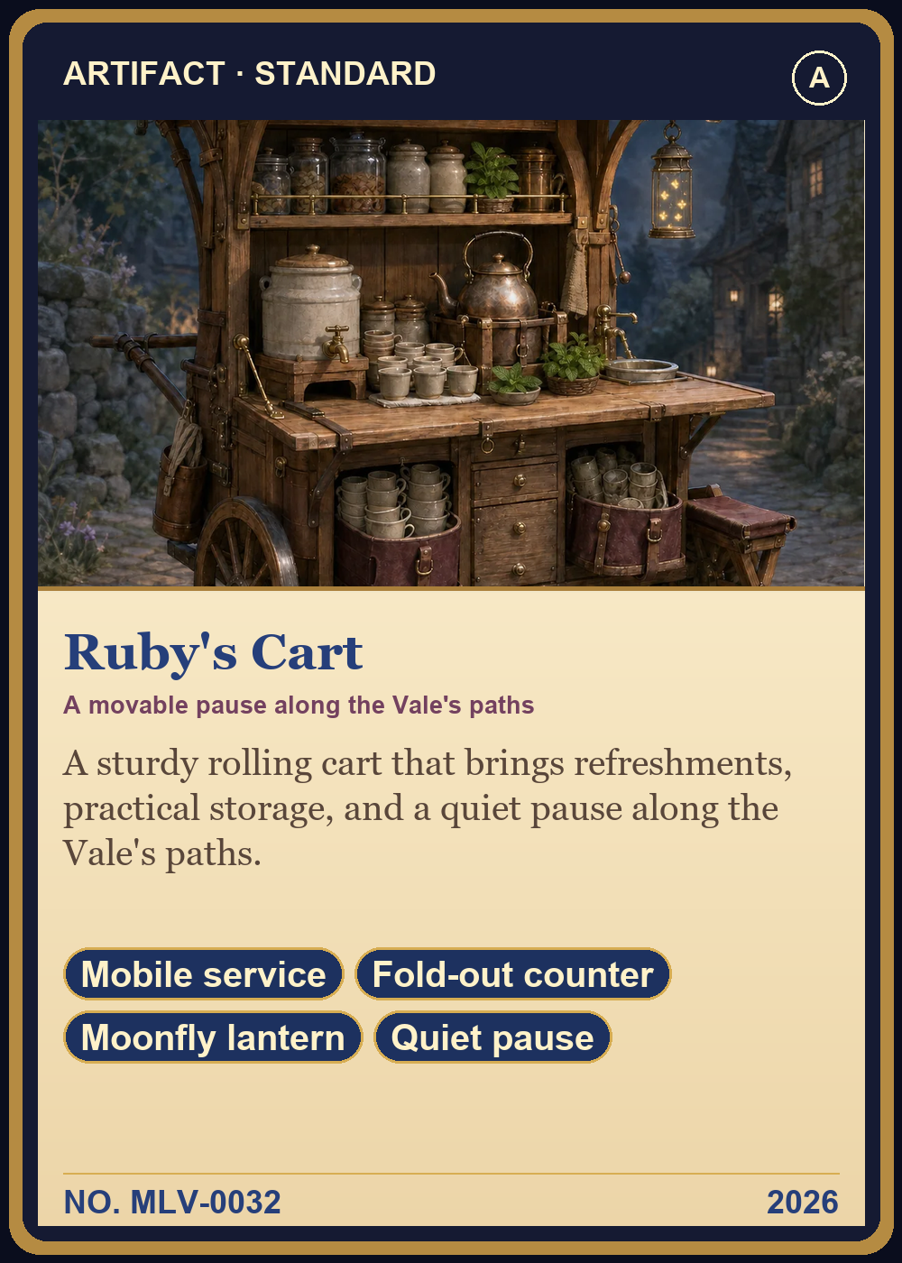 Ruby's Cart Collector Card front
